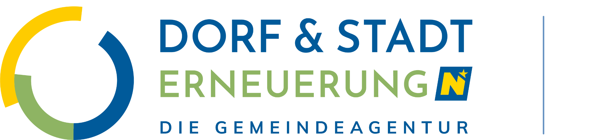 Logo Dorf- und Stadterneuerung. Die Gemeindeagentur