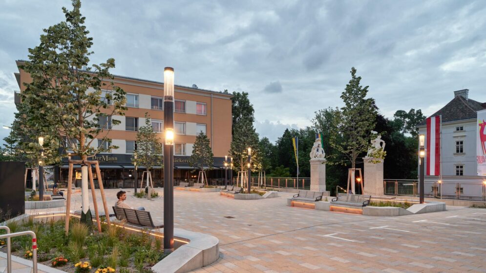 Abendstimmung am Stadtplatz