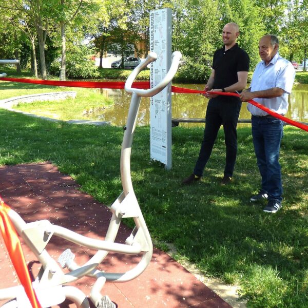Die Fitnessanlage in Sittendorf ist ein Vorzeigeprojekt des örtlichen Dorferneuerungsvereins.