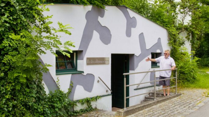 Außenansicht des Erdstallmuseums in Großkrut