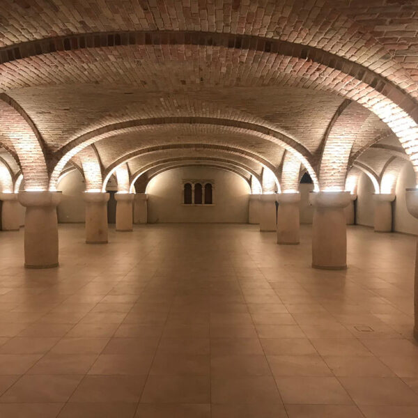 Blick in den restaurierten Gewölbekeller