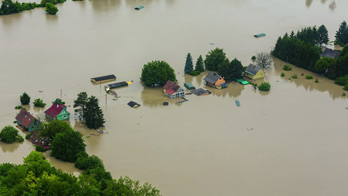 Donauhochwasser in Niederösterreich im Jahr 2013