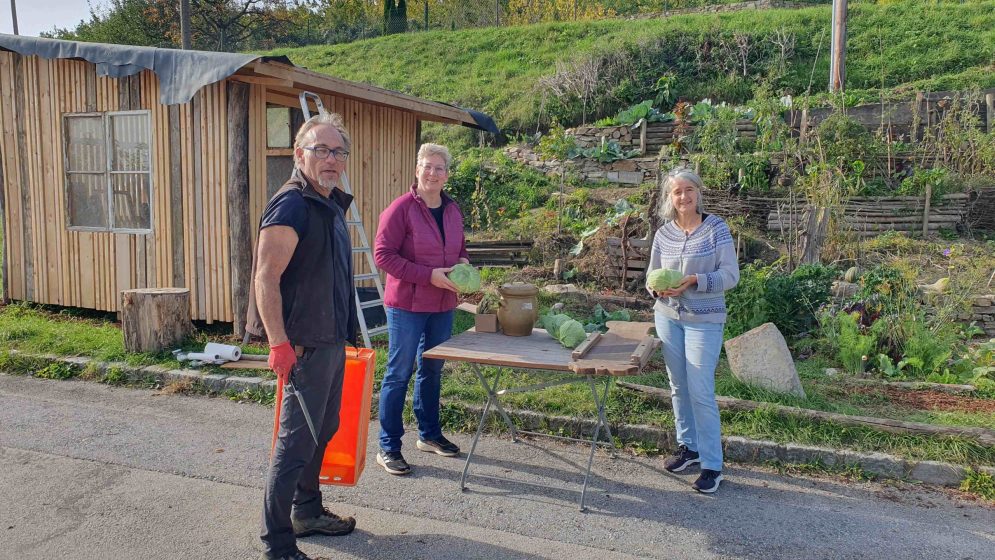 Auf einem öffentlich zugänglichen Grundstück in Paudorf wurde ein Permakultur-Garten eingerichtet, der den Grundsätzen ökologischer Nachhaltigkeit folgt.