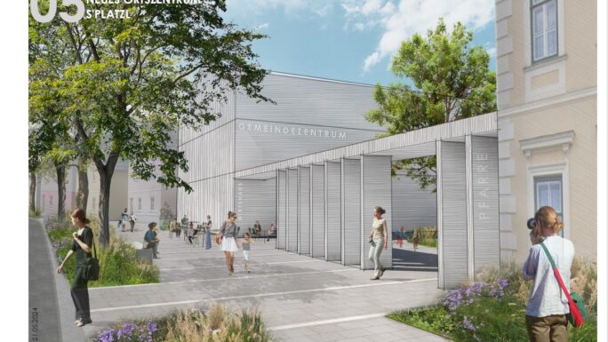 Unterschiedliche funktionen sollenim Ortszentrum zusammengezogen werden.