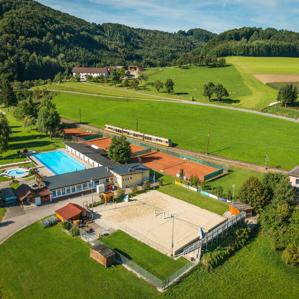 Das Sportgelände in Rabenstein an der Pielach