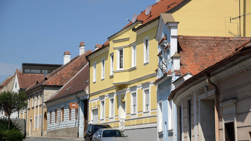 Straße in der Bezirkshauptstadt Horn